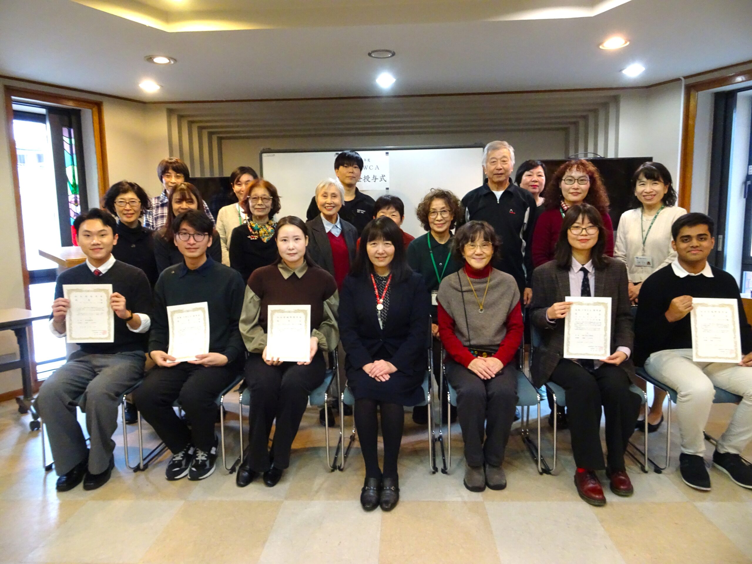 【日本語学科】2025年後期奨学金授与式を行いました